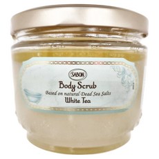 SABON 全新升級 白茶身體磨砂膏, 600g, 1罐
