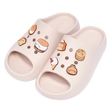 ABLE FACTORY 女童Molang毛球拖鞋