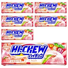 MORINAGA 森永 HI-CHEW 嗨啾 軟糖 水蜜桃, 32g, 6條