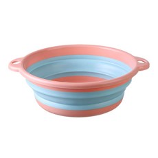 애니원픽 다용도 접이식 세수 대야 대형, 혼합색상, 1개