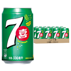 7up 七喜 汽水, 330ml, 24罐