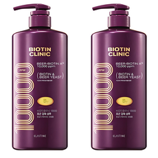 엘라스틴 비오틴클리닉 10000 샴푸 싱그러운향, 1L, 2개