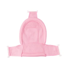 哩哩摳摳 LILIKOKO 嬰兒浴網 薄款 三釦式, 粉色, 1個