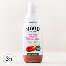 비비드키친 저칼로리 양념치킨 소스, 290g, 3개