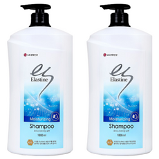 엘라스틴 모이스처라이징 샴푸 플로럴향, 1.8kg, 2개