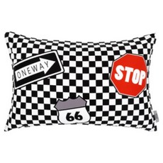 MYHOUSE 兒童汽車卡通人物絎縫枕頭套, 賽車