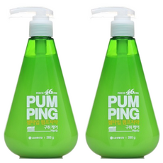 페리오 46cm 펌핑 젤타입 펌프치약 구취케어, 285g, 2개