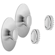 ATOSO 全不銹鋼皂架 CIRCLE, 銀, 2個