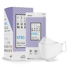 클로저 순면 황사마스크 소형 KF80, 25매, 1박스, 화이트