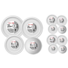 e.Life 善良紙盤3種 x 8入 + 紙碗8入套組, 4個, 3套