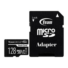 TEAMGROUP 十銓 128GB 行車記錄器專用記憶卡 附轉卡 UHS-I U3 V30, 1組