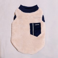 Doggy Star 寵物大型犬中型犬小型犬加厚狗絨, 深藍色口袋