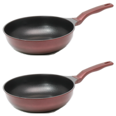 Kitchen-Art IH爐適用錦上添花炒鍋, 28cm, 2個
