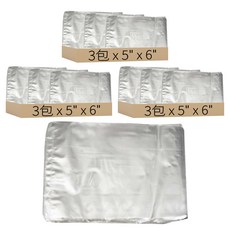 pp塑膠袋 15 x 12 x 0.035cm 5/x6/ 1磅, 5" x 6", 3入, 9包