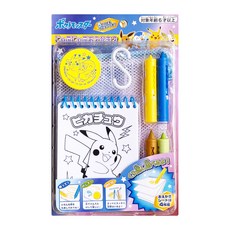 PoKeMoN 寶可夢 蠟筆著色玩具 用水可擦, 多色, 1組