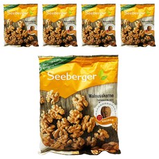 Seeberger 喜德堡 天然核桃仁 德國原裝進口 無烘烤無調味, 150g, 5包