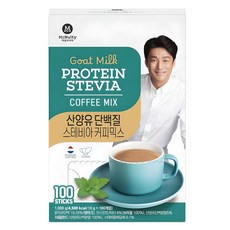 McNulty Coffee 山羊奶蛋白質&甜菊糖即溶咖啡隨身包, 10g, 100條, 1盒