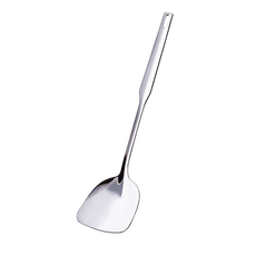 MiyAco 米雅可 經典316不銹鋼煎匙 添加鉬元素 耐酸、耐鹼、耐腐蝕 台灣製造, 銀色, 1支