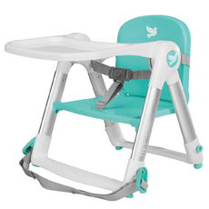 APRAMO Flippa Classic 旅行餐椅 快速秒收 三點式安全扣設計, 湖水青