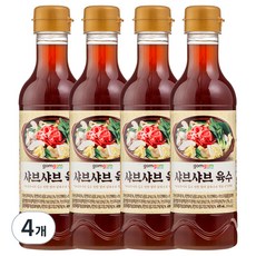 곰곰 샤브샤브 육수, 470ml, 4개