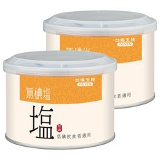 TAIYEN 台塩生技 健康無碘鹽 低碘飲食者適用, 300g, 2罐
