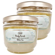 SABON 全新升級 白茶身體磨砂膏 600g, 2罐