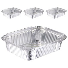 百貨King 呷霸長方鋁箔盤4入組, 13.5 x 5 x 18.5cm, 4組