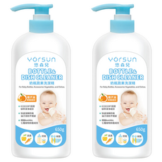 YOrSUn 悠森兒 奶瓶蔬果洗潔精 650g 橘子油萃取成份, 2瓶
