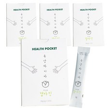 HEALTH POCKET L-麩醯胺酸高麗菜萃取粉隨身包 30條入, 30g, 4盒