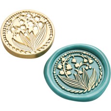 Mihwabujang 花朵封蠟章 封蠟印章, 03 鈴蘭, 1個