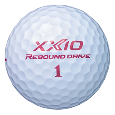 XXIO REBOUND DRIVE 高爾夫3層球, 1組, 白色