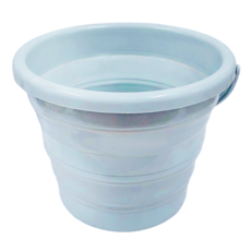 Kinyo 輕巧摺疊桶 中 5L, 藍色, 1個