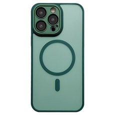 理享家 半透磨砂磁吸MagSafe手機保護殼