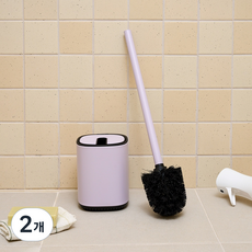 모던하우스 심플 정사각 욕실 청소솔, 2개, 라벤더