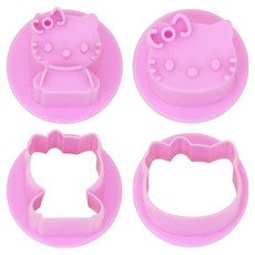 Skater 蔬菜用壓模 2入, Hello Kitty, 1組