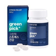 GC녹십자웰빙 그린픽 스트레스 건강 영양제, 60정, 1개
