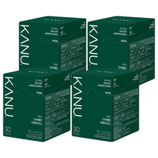 카누 미니 디카페인 아메리카노 스틱 원두커피믹스, 0.9g, 30개입, 4개