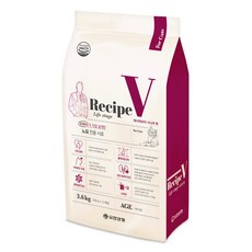 유한양행레시피브이 고양이 사료, 시니어, 3.6kg, 1개