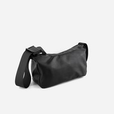 LonneByRon 休閒百搭斜背包, 黑色