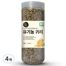Prime Field 국산 유기농 귀리, 1kg, 4개