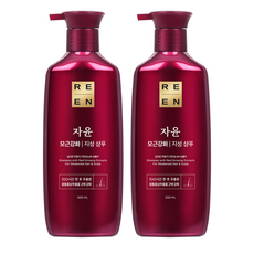 리엔 자윤 모근강화 지성 샴푸, 500ml, 2개