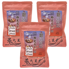 涼氣半野粉光蔘茶包, 3D立體茶, 5g x 10入, 台灣製造, 10個, 3包