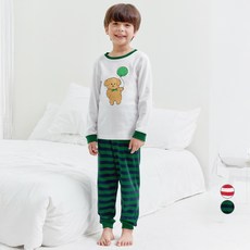 LollyTree 兒童用30支羅紋布重點ST九分家居服上下套裝