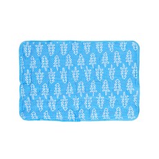 iTVTL 人造絲涼墊, BLUE, 涼墊