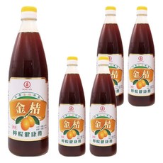 KONG YEN 工研 金桔檸檬醋 590ml 濃縮水果醋, 5瓶