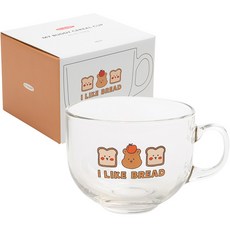 Dailylike 優格麥片玻璃杯, 1個, 01 東區