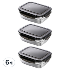 Casabeni 304不鏽鋼泡菜保鮮盒, 6個, 350ml