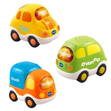vtech 偉易達 3種迷你汽車旋律玩具, 混色