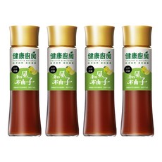 健康廚房 和風柚子拌醬, 清爽不油膩, 柚子微酸淡雅, 不添加防腐劑, 每份熱量低於20大卡, 200ml, 4瓶