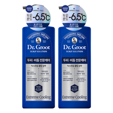 닥터그루트 스칼프솔루션 익스트림 쿨링 샴푸, 700ml, 2개